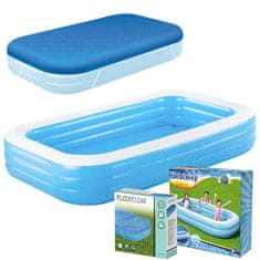 Bestway Napihljiv bazen 54009 305x183x56 cm + Pokrivalo