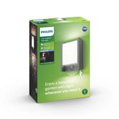 Philips Vrtna svetilka LED fasadna stenska svetilka ARBOUR 6W 4000K s senzorjem gibanja