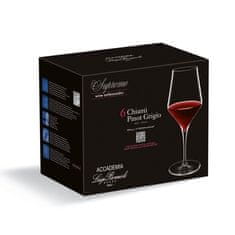 Luigi Bormioli Supremo kelihi Chianti/Pinot Grigio 450ml / set 6 kos / kristalno steklo