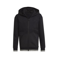 Adidas Športni pulover črna 105 - 110 cm/4 - 5 years Fleece Fullzip Hoody JR