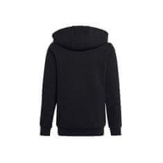 Adidas Športni pulover črna 123 - 128 cm/XS 3 Stripes FL Fullzip Hoody JR
