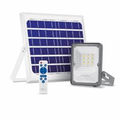 VIDEX Solarni LED reflektor 9xLED 20W 600lm 5000K IP65 s senzorjem mraka in daljinskim upravljalnikom