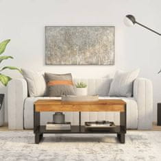 Vidaxl Klubska mizica 90x50x40 cm trden mangov les