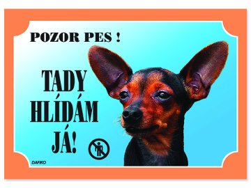 DAFIKO Tabulka krysařík 1 ks