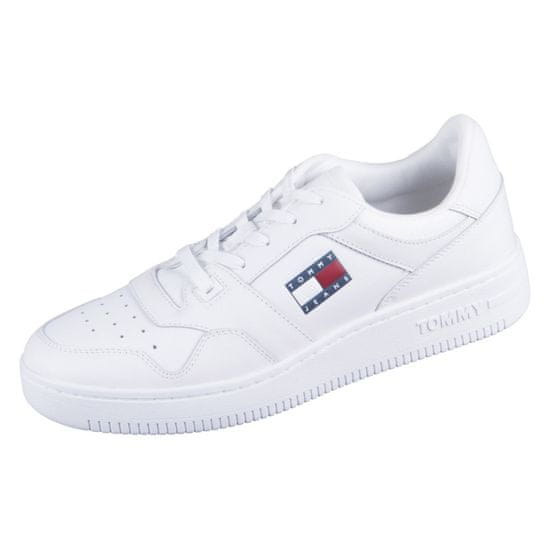 Tommy Hilfiger Čevlji bela 43 EU Retro Basket Essential