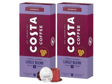 COSTA COFFEE Kapsule za kavo Costa Lively Blend, združljive z Nespresso RISTRETTO 11