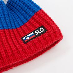 SLO zimska kapa, s cofom, barve zastave