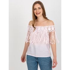 Factoryprice Ženska bluza z naramnicami HUGA svetlo rožnata AT-BZ-1801.87_399026 S-M