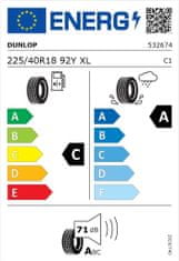Dunlop Letna pnevmatika 225/40R18 92Y XL FR SportMaxx RT2 532674