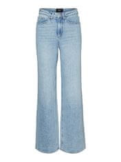 Vero Moda Ženske kavbojke VMTESSA Straight Fit 10283858 Light Blue Denim (Velikost 29/32)