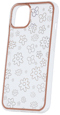 Onasi Valentine ovitek za Galaxy A53, silikonski, z rožami