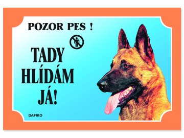 DAFIKO Tabulka belgický ovčák 1 ks