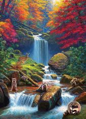 Cobble Hill Puzzle Skrivnostni slapovi v jeseni 1000 kosov