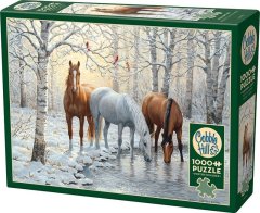 Cobble Hill Puzzle Zimski trojček 1000 kosov