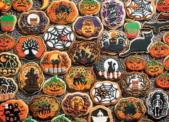 Cobble Hill Puzzle Halloween piškoti 1000 kosov