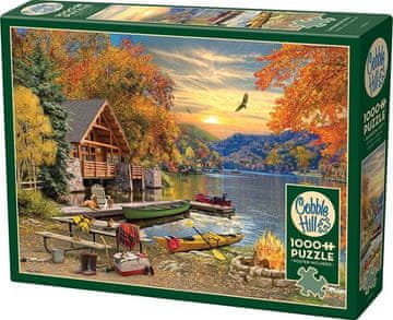 Cobble Hill Puzzle Zatočišče ob jezeru 1000 kosov