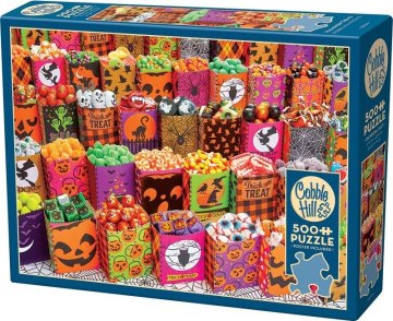 Cobble Hill Puzzle Halloween bonboni 500 kosov