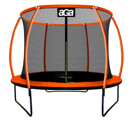 Aga SPORT EXCLUSIVE Trampolin 180 cm Oranžna + zaščitna mreža