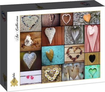 Grafika Puzzle Collage - Love 1000 kosov