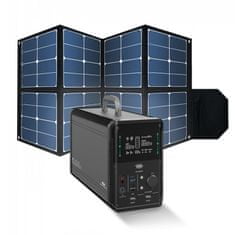 MXM Zunanja polnilna postaja in komplet sončnih panelov 1500W/100W
