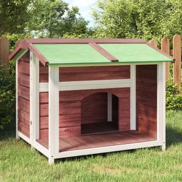 Vidaxl vidaXL Pasji boks moka 96x87x80,5 cm masiven borov les