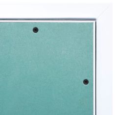 Vidaxl Revizijska vrata z alu okvirjem in mavčno ploščo 300x300 mm