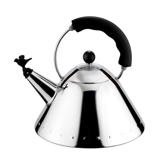 Alessi Alessi čajnik Bird 9093 / 2l / črn ročaj / indukcija / inox