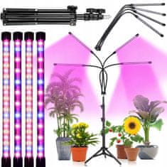 Malatec 80 LED UV svetilka za rast rastlin na stativu – tripod