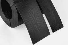Bradas Obroba za cvetlično korito WOOD BORDER, črna 78mm x 2,8mm x 10m BR-OBWBK1008