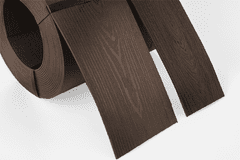 Bradas Obroba za cvetlično korito WOOD BORDER, rjava 130mm x 2,8mm x 10m BR-OBWBR1013