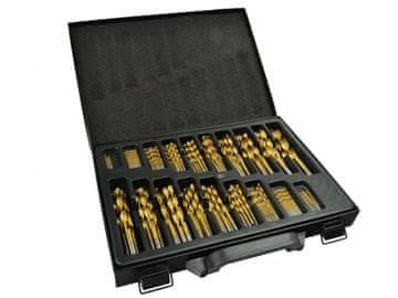 GEKO Set titan svedrov za železo HSS 170 kos G38219