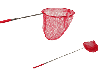 slomart Rdeča teleskopska mrežica za metulje in žuželke LEAN TOYS, 85 cm