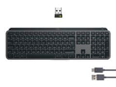 Logitech MX Keys S tipkovnica, grafitna (920-011591), SLO