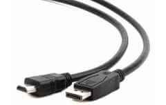 Gembird Redukcijski kabel HDMI / DisplayPort, 1, 8 m, črna