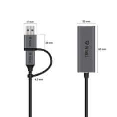 Yenkee YTC 013 ethernetni adapter z USB