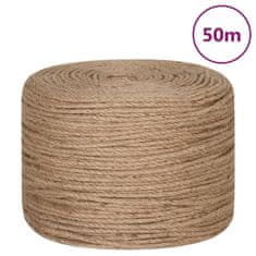 Vidaxl Vrv iz jute 50 m dolžina 4 mm debelina