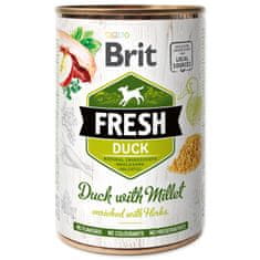 Brit Konzerva BRIT Fresh Duck with Millet 400 g