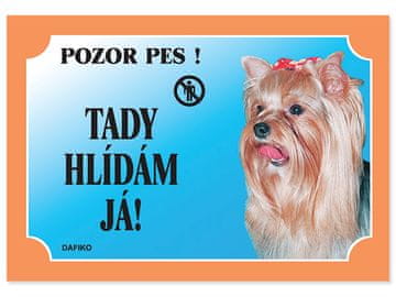 DAFIKO Tabulka jorkšírský teriér 1 ks