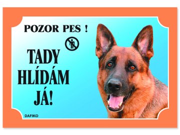 DAFIKO Tabulka německý ovčák 1 ks