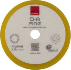 Rupes Mehki rumeni disk za dodelavo D-A Fine Yellow 130/150 mm Rupes