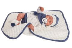 Antonio Juan 3303 CARLO - realistična dojenčkova lutka z mehkim tekstilnim telesom - 40 cm