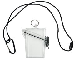 Vodoodporna škatlica s trakom za varno nošenje bančnih kartic, denarja ali ključev - do 8 plastičnih kartic