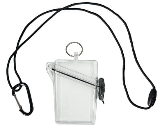Mave Vodoodporna škatlica s trakom za varno nošenje bančnih kartic, denarja ali ključev - do 8 plastičnih kartic
