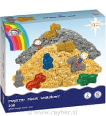 Magični pesek z bleščicami Zoo 1000g