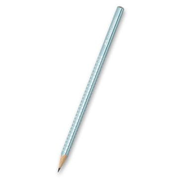 Faber-Castell Sparkle grafitni svinčnik - biserni odtenki - svetlo turkizna