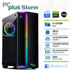 PCplus Storm namizni gaming računalnik (144394) - odprta embalaža