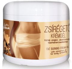 Lady stella Fat burning kremni gel z eteričnim oljem cimeta za preoblikovanje telesa, odličen za body wrapping 500 ml 