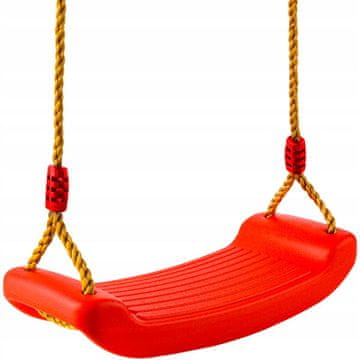Severno Otroška vrtna gugalnica iz plastike - rdeča