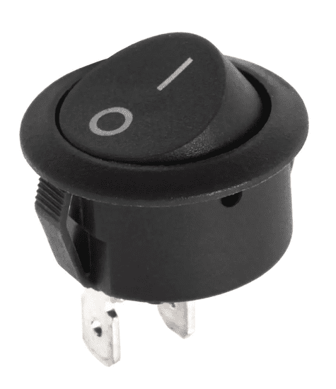 Kemot STIKALO 0-1 220V/6A za montažo fi: 22mm črne barve