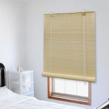 Vidaxl vidaXL Bambusova rolo zavesa, 100x220 cm, naravna